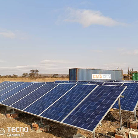 津巴布韦亚能 15KW离网太阳能发电系统