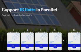 25.6V 51.2V Lifepo4锂太阳能电池（LPB-N）