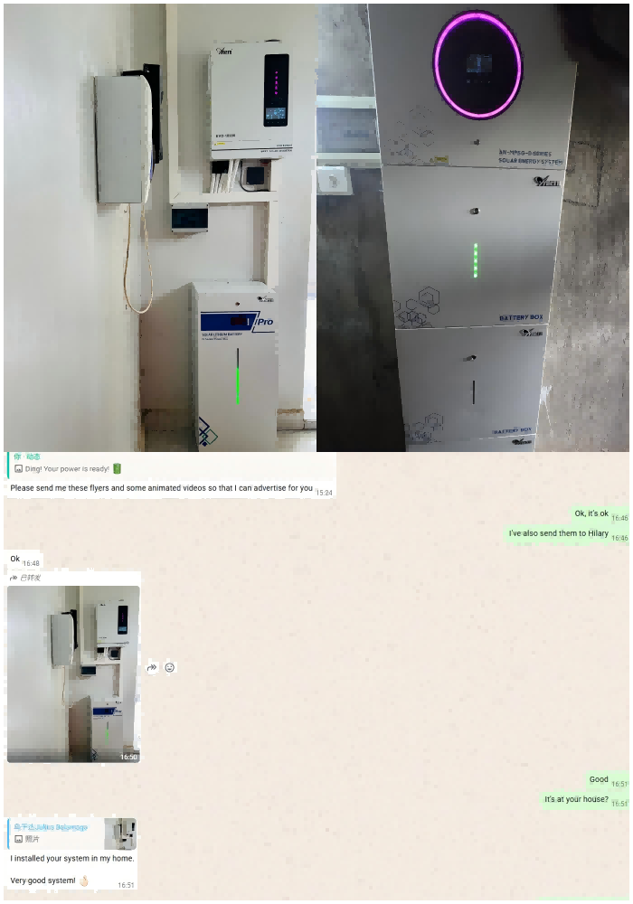 10.2kW Off-grid Solar System With Stacked Energy Storage For Household In Uganda 10.2kW Off-grid Solar System With Stacked Energy Storage For Household In Uganda